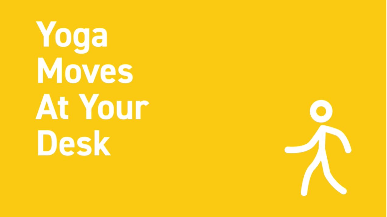 yoga moves at your desk